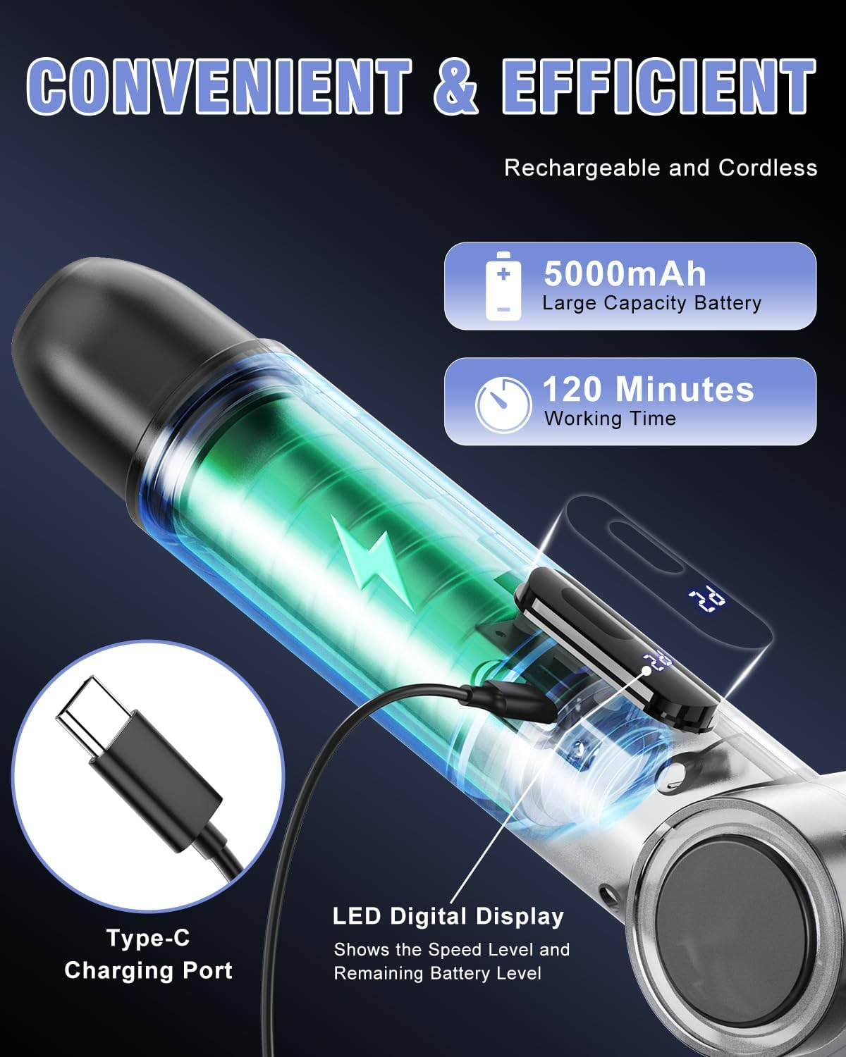 Electric Spin Scrubber, [4 Adjustable Angles] [Battery Display ] Homtronics Cordless Power Scrubber with 8 Replaceable Brush Heads, 450RPM Electric Cleaning Brush for Bathroom, Floor, Tile, Car-Grey image number 3