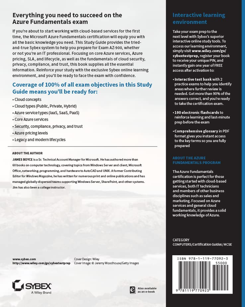 Microsoft Certified Azure Fundamentals Study Guide: Exam AZ-900