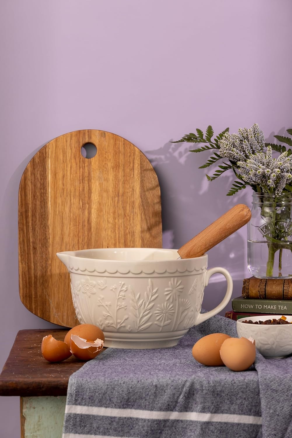 Mason Cash in the Meadow Batter Bowl, 1.9 Litre/25 X 19 X 13Cm, Cream image number 5