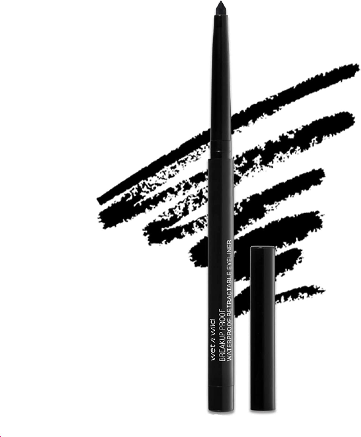 Wet N Wild Mega Last Breakup-Proof Retractable Eyeliner, Blackest Black