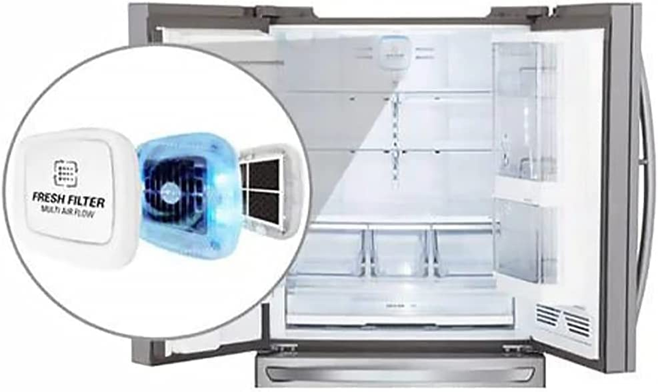 Refrigerator Fresh Air Filter Replacement for LG LT120F ADQ73214404 ADQ73334008 GS-D665BSL GS-D665PL GF-AD910SL GF-B590PL Pure N Fresh F/LM/LS Series Fridge Fresh Air Filter, 4-Pack Included image number 4