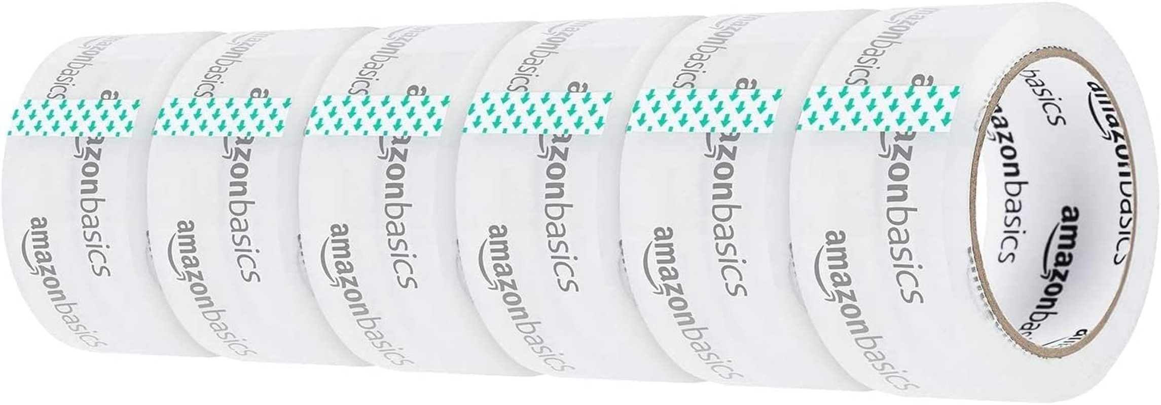Amazon Basics Packing Tape, Designed for Moving, Storage and Packing, Shipping and Mailing, 5Cm Wide X 50M, Crystal Clear, 6-Pack image number 1
