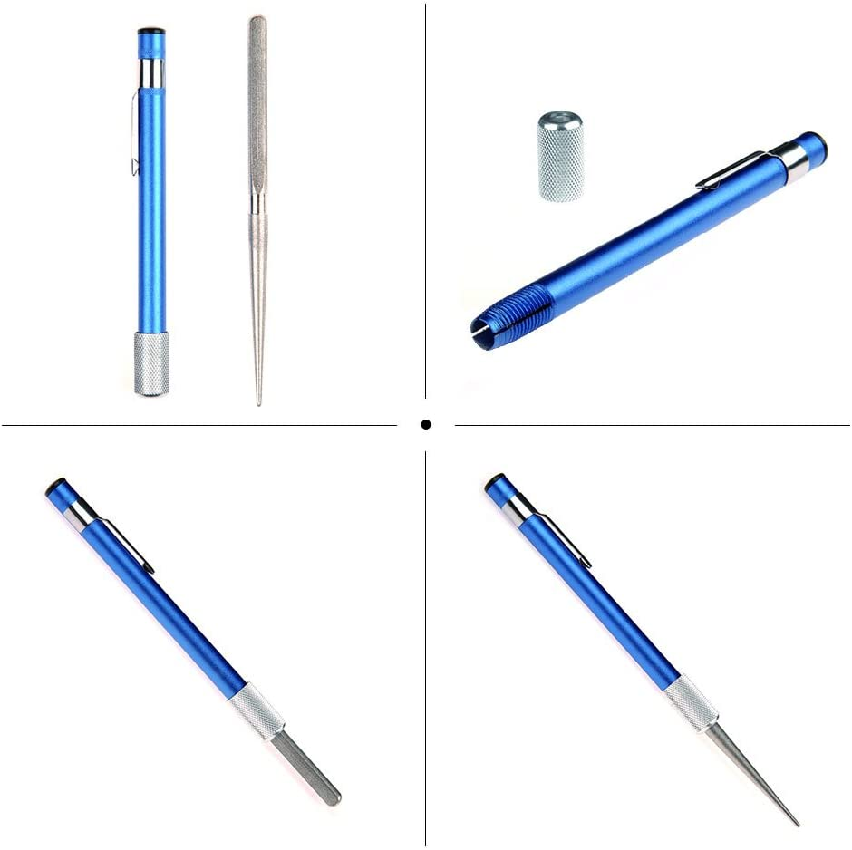 CIELCERA Hori Hori Garden Knife (Right Serrated Blade) with Sharp Rod, Ideal - Digging in the Garden and Landscaping Weeding Instrument image number 4