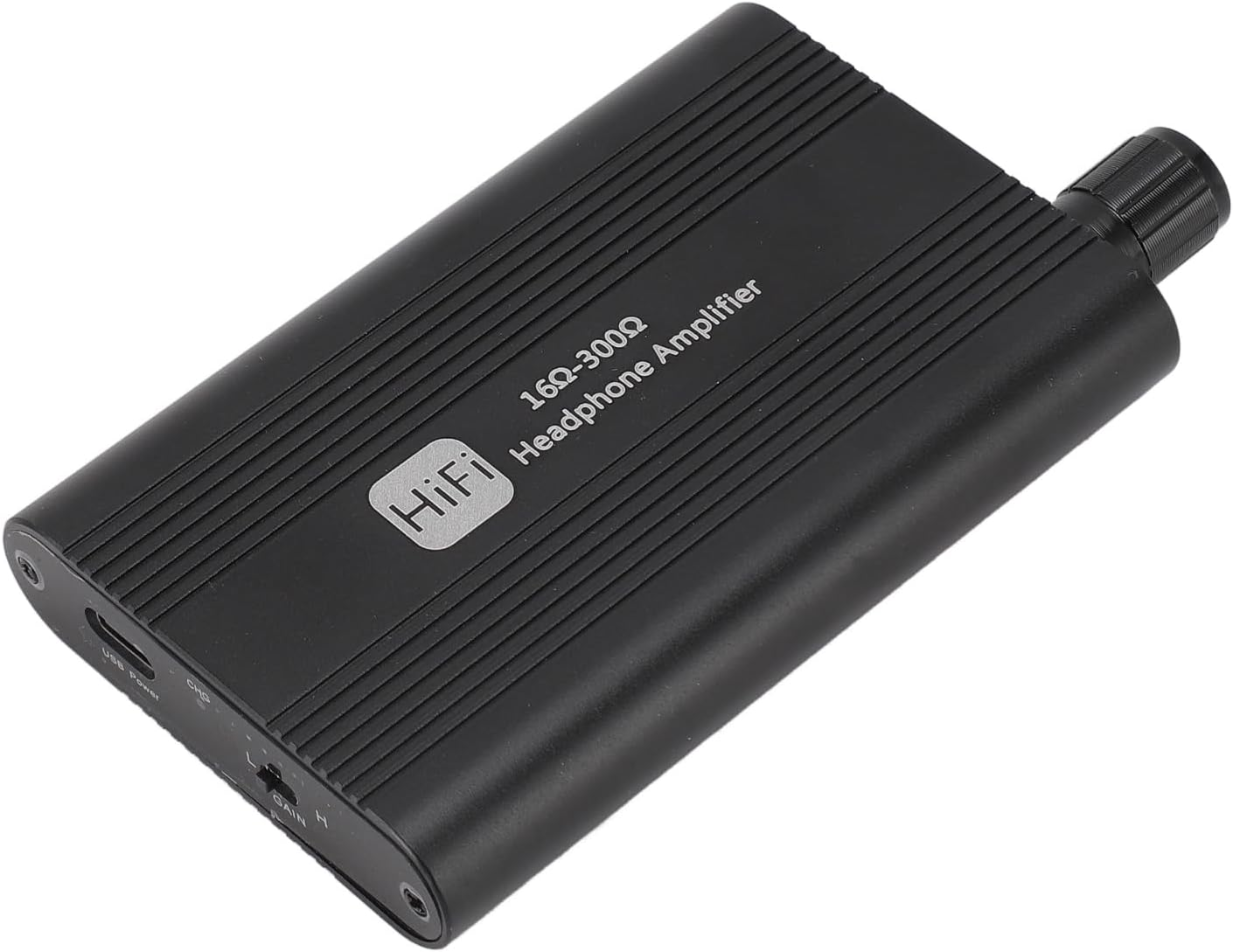 Headphone Amplifier, Rechargeable Battery 16 to 300 Ohm Compatibility 2 Stage Gain Superior Sound Quality Earphone Amp for Computer image number 2