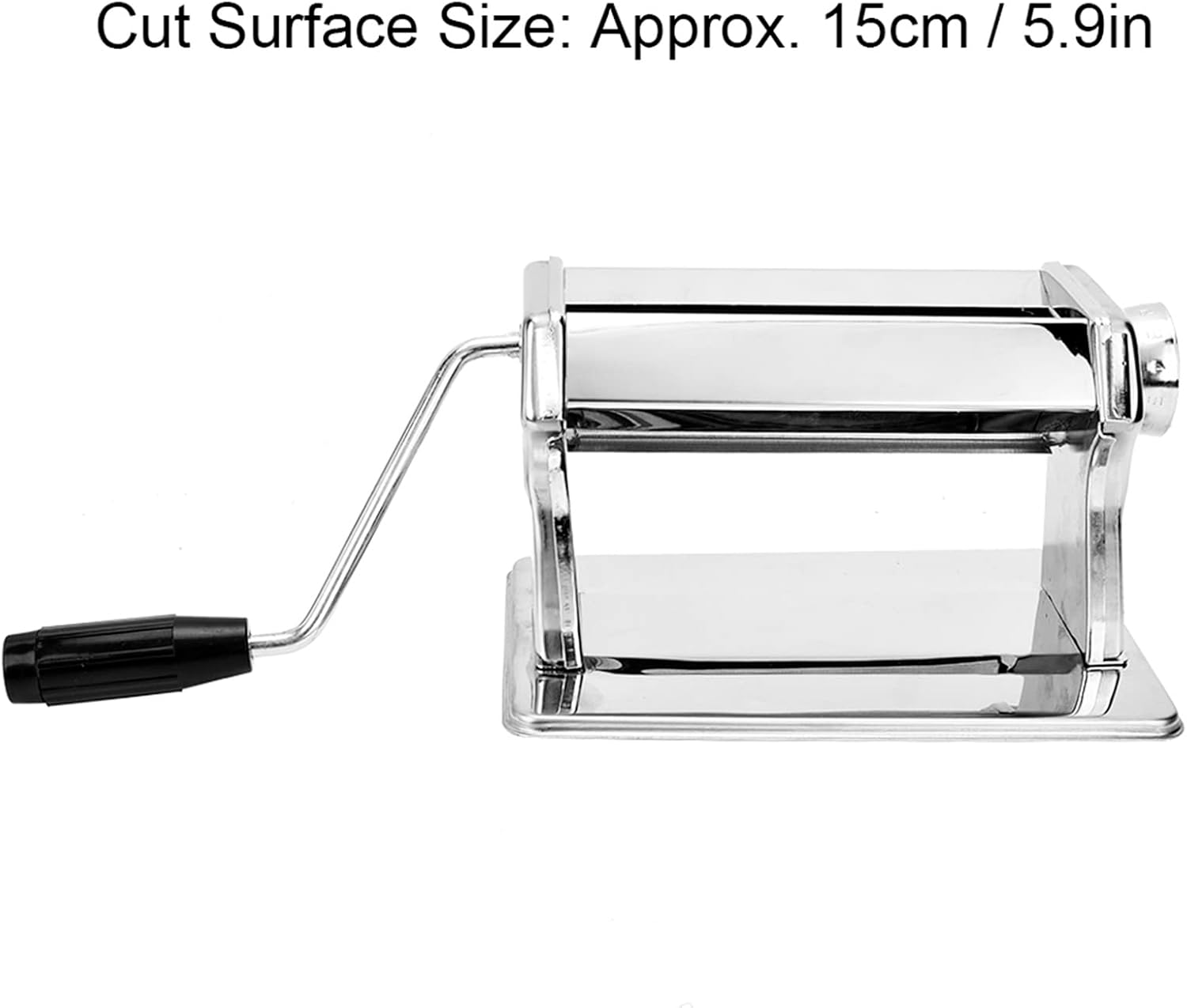 Polymer Clay Roller Machine, Professional Ultimate Clay Presser 15CM Wide Roller Press Tool with Non Slip Pad, Stainless Steel Polymer Clay Tool for Art Craft Modeling Clay Fondant image number 4