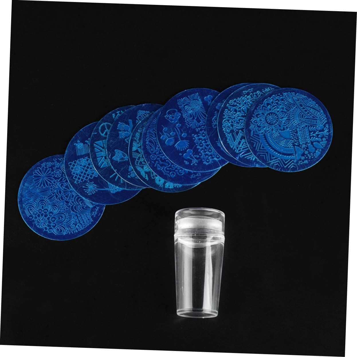 Healeved Manicure Steel Plate Nail Stamping Plate Stamping Template Nail Printing Template for DIY for Home Manicure Accessories image number 6