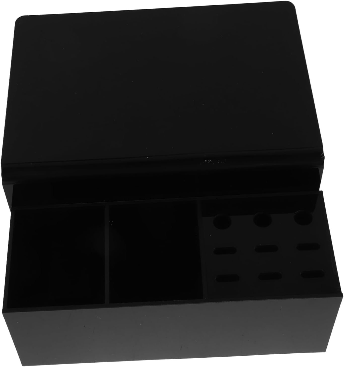 STAHAD Detachable Lash Pillow Shelf Organizer with Neck Cushion Portable Black Eyelash Extension Stand for Lash Tech Supplies Compact and Stable Salon Tool for Mobile image number 3