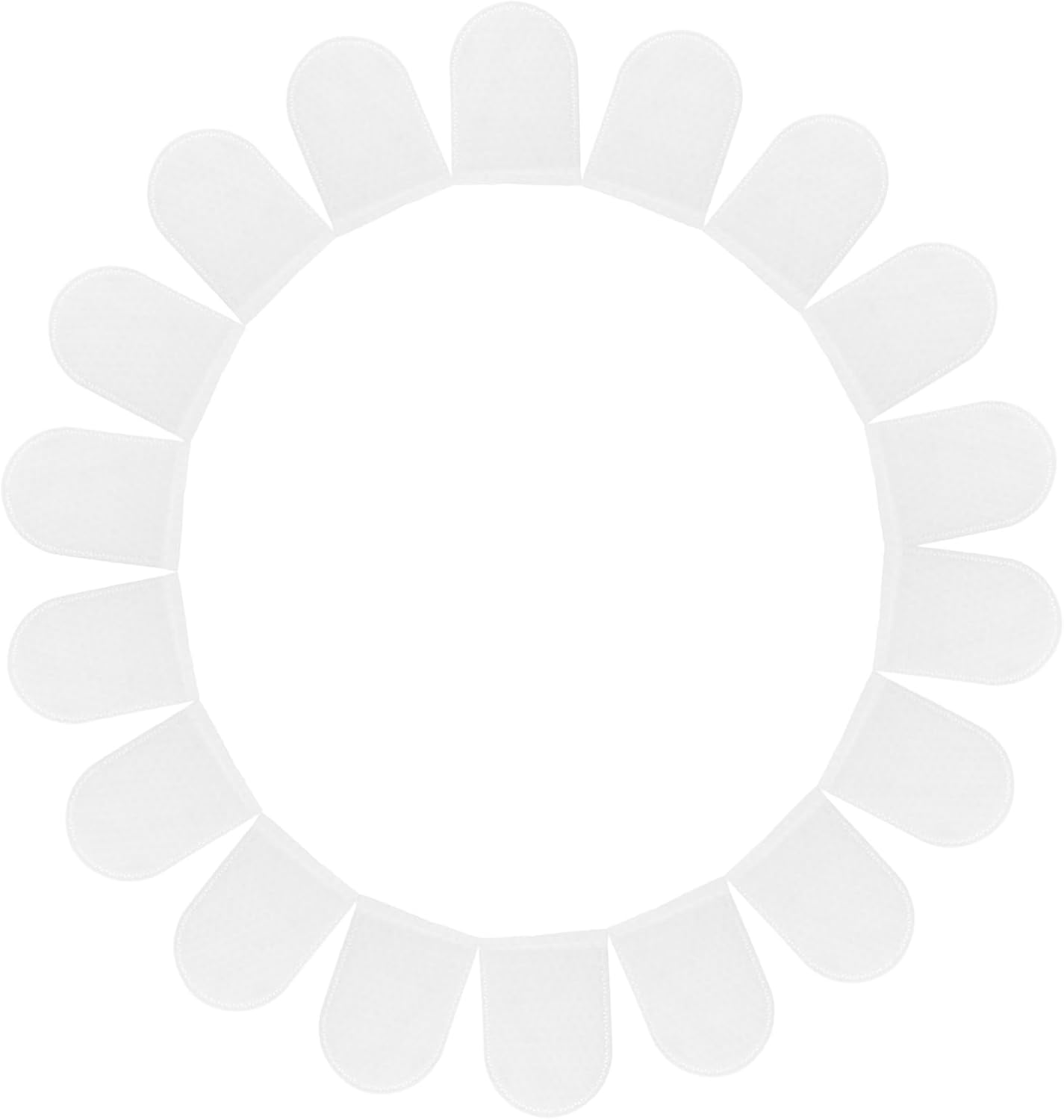 120Pcs Soft Cotton Rounds for Face Reusable Makeup Remover Pads U-Shaped Pocket for Travel image number 3