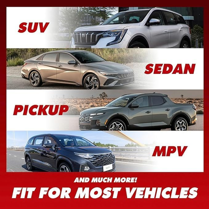 Car Steering Wheel Lock with 3 Keys &ndash; Anti-Theft Device &ndash; Universal Fit for Most Cars, Suvs & Vans &ndash; Adjustable Seat Belt Buckle Lock &ndash; High Security Vehicle Protection, Durable Car Accessory (Black) image number 4