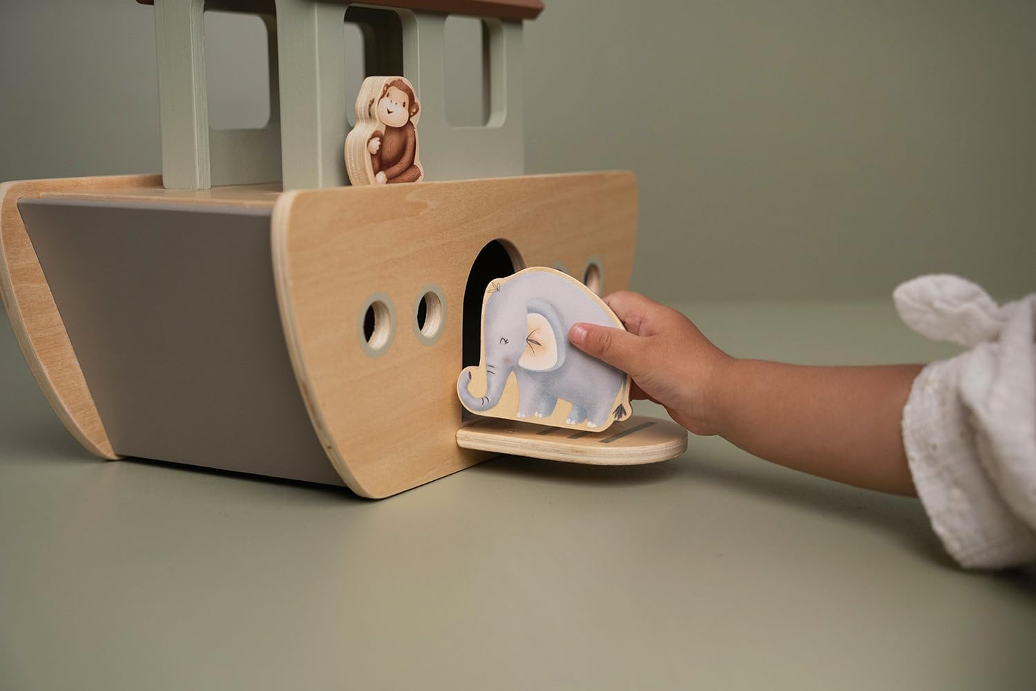 Little Dutch Wooden Noah'S Ark Playset image number 1