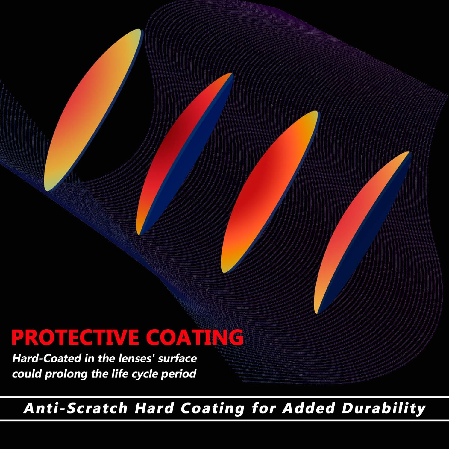 Galvanic 4 Pairs Polarized Lenses for Oakley Racing Jacket/Jawbone Vented Pack P03