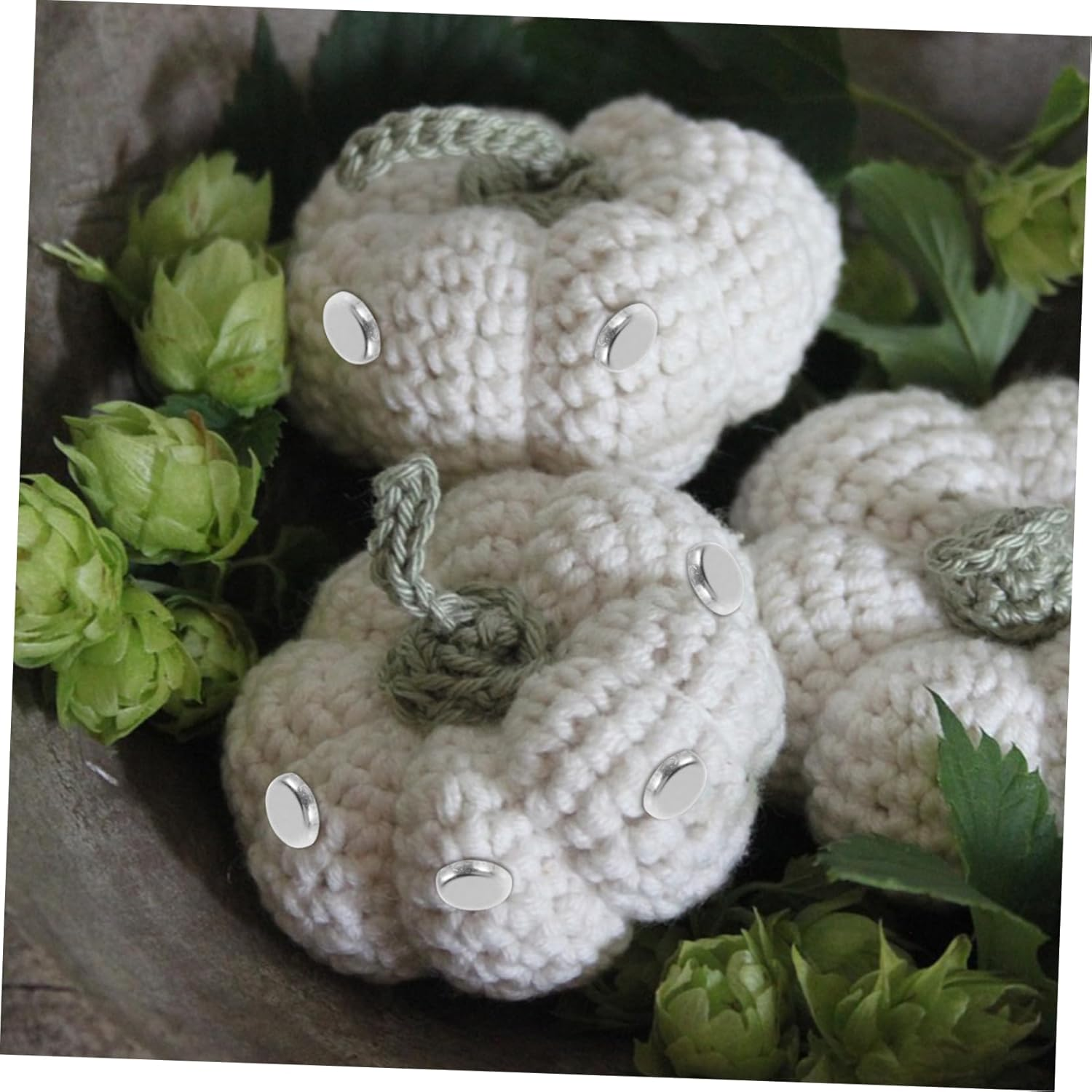 LALAFINA 50Pcs Double-Leg Brads Metal Fasteners for Crafts Scrapbooking and Handicrafts Easy to Use Decorative Nails for Boys and Girls and Adults image number 4