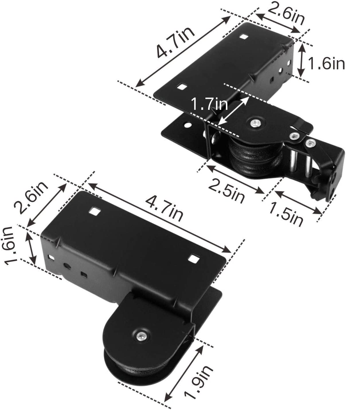 ASMSW Bike Ceiling Mount Kayak Canoe Hoist Lift for Storage Garage Heavy Duty Hooks with 100 Lbs Capacity