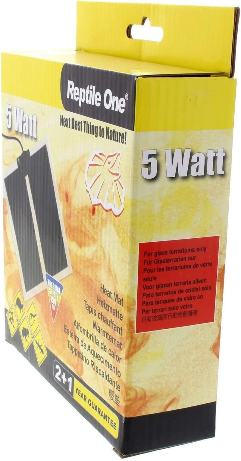 Heat Mat Reptile 5W 14 X 15Cm 240V Reptile One Safety Cut off Feature Thermal