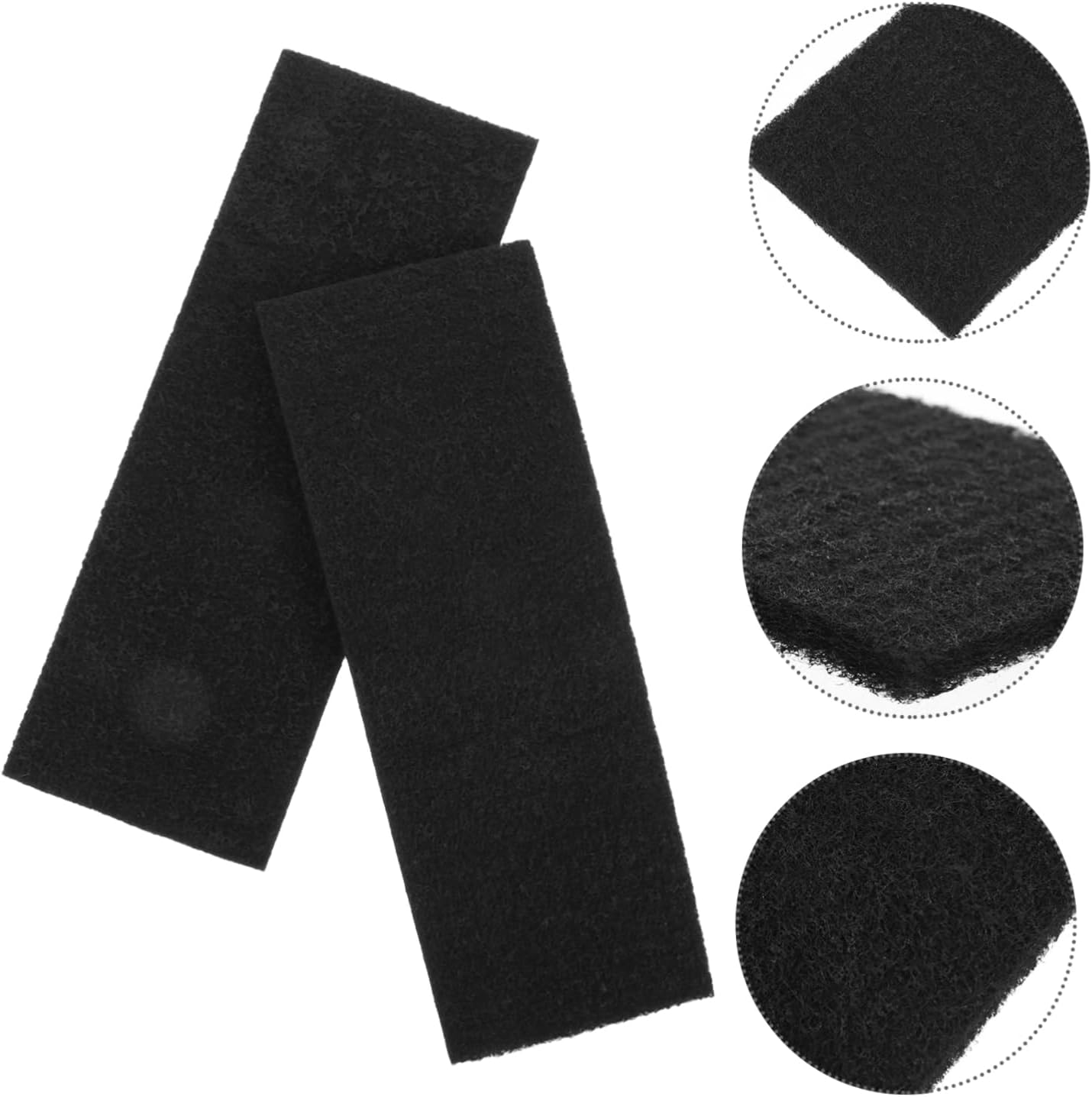 FUTUREORYY 2Pcs Charcoal Cat Litter Tray Filters Odor Absorbing Activated Carbon Inserts for Litter Box Pet Odor and Practical for Cat Toilets image number 2