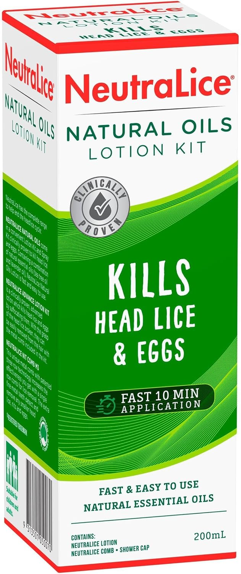 Neutralice Natural Oils Lotion Kit 200 Ml image number 5