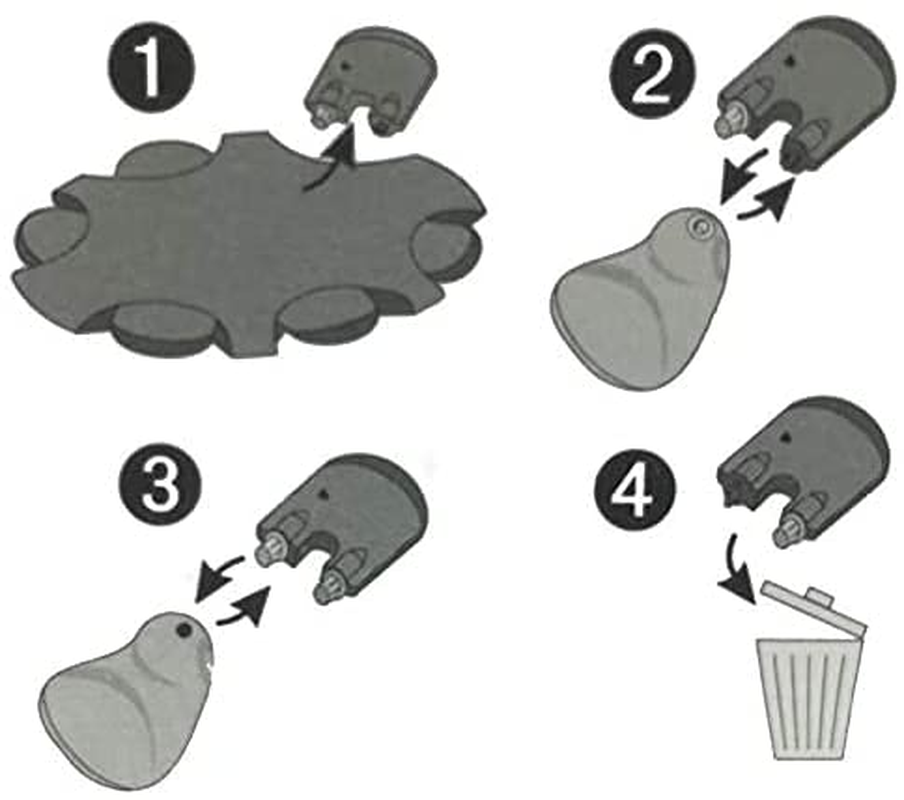 Oticon Prowax Minifit Hearing Aid Filters Oticon Prowax Replacement Cerumen Stop Suitable for Oticon RITE RIC Hearing Aid(4Packs) image number 6
