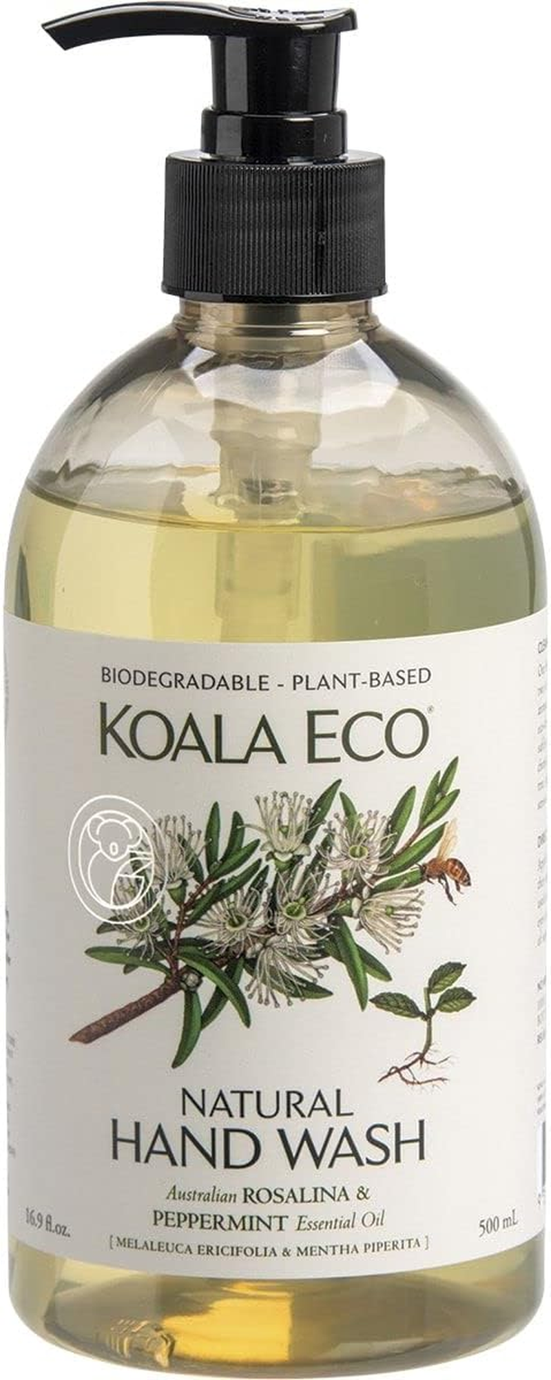 Koala Eco Natural Hand Wash Rosalina & Peppermint 500Ml