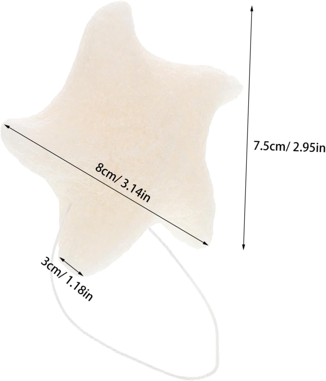 COMPUKAS Natural Sea Sponge Bath Sponge for Toddlers Boys and Girls for Newborns Boy Girl Bathing Supplies image number 2