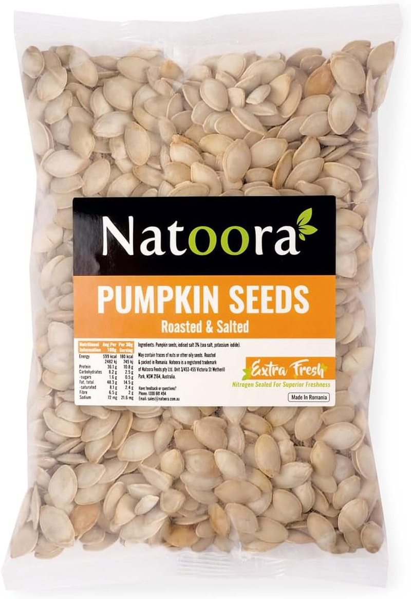 Natoora Pumpkin Seeds Seeds - Roasted and Salted (6X300G)
