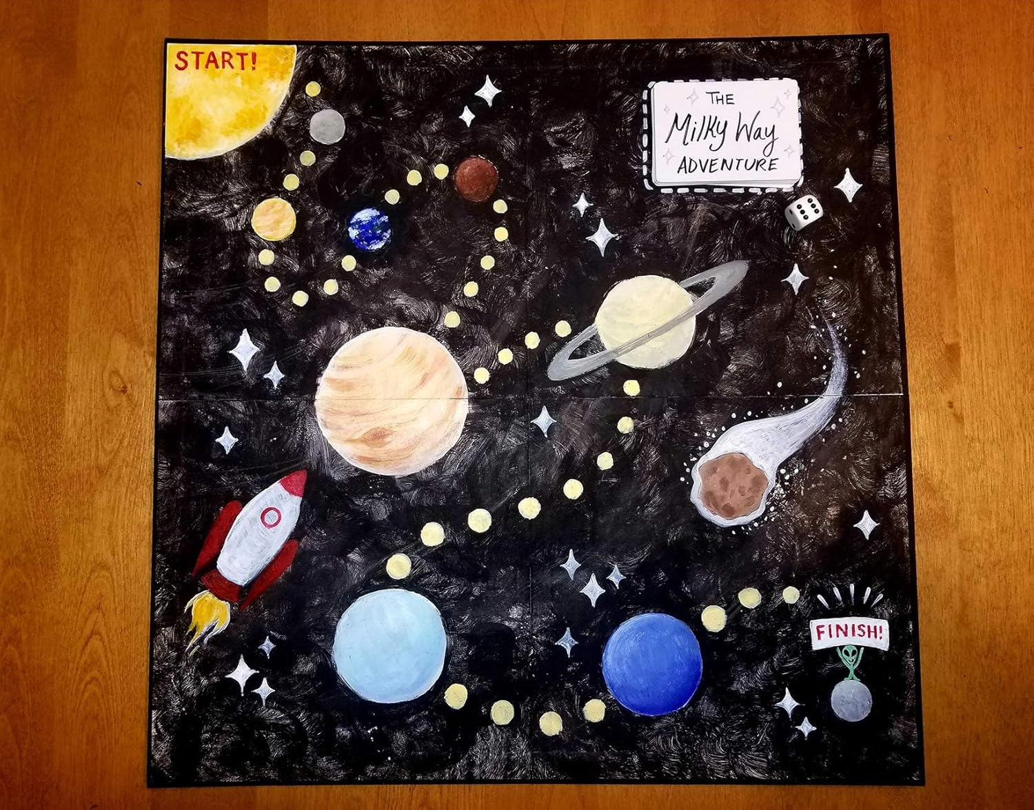 Apostrophe Games Blank Game Board & Box (43 Cm X 43 Cm Board) Create Your Own Board Game, DIY Board Game, Family Board Games image number 2