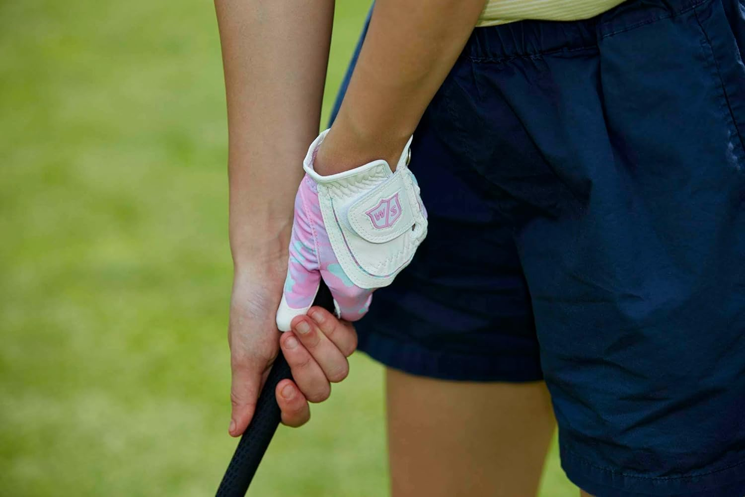 Wilson Staff Golfhandschuh, Fit-All JR Glove, One-Size, F&uuml;r Jugendliche, Linke Hand