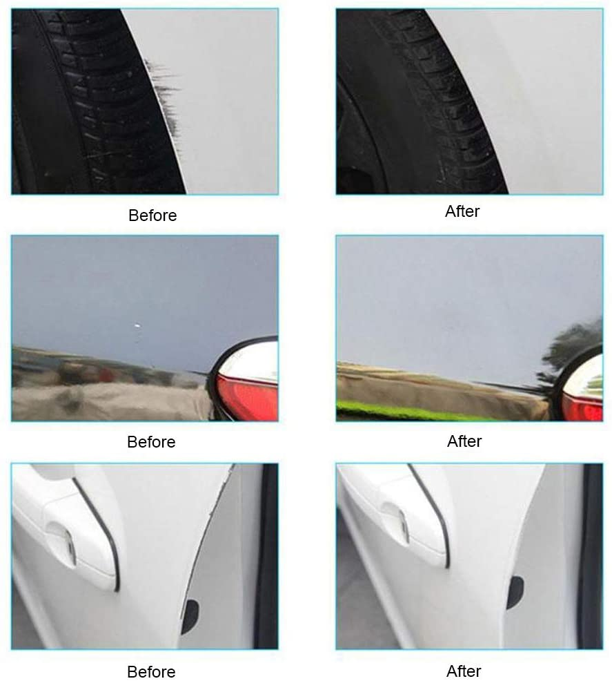 Car Scratch Remover Pure White Paint Restorer Car Scratch Repair Pen Compound Car Touch up Paint White Auto Scratch Repair Pen Scratch Remover for Cars (Pure White)