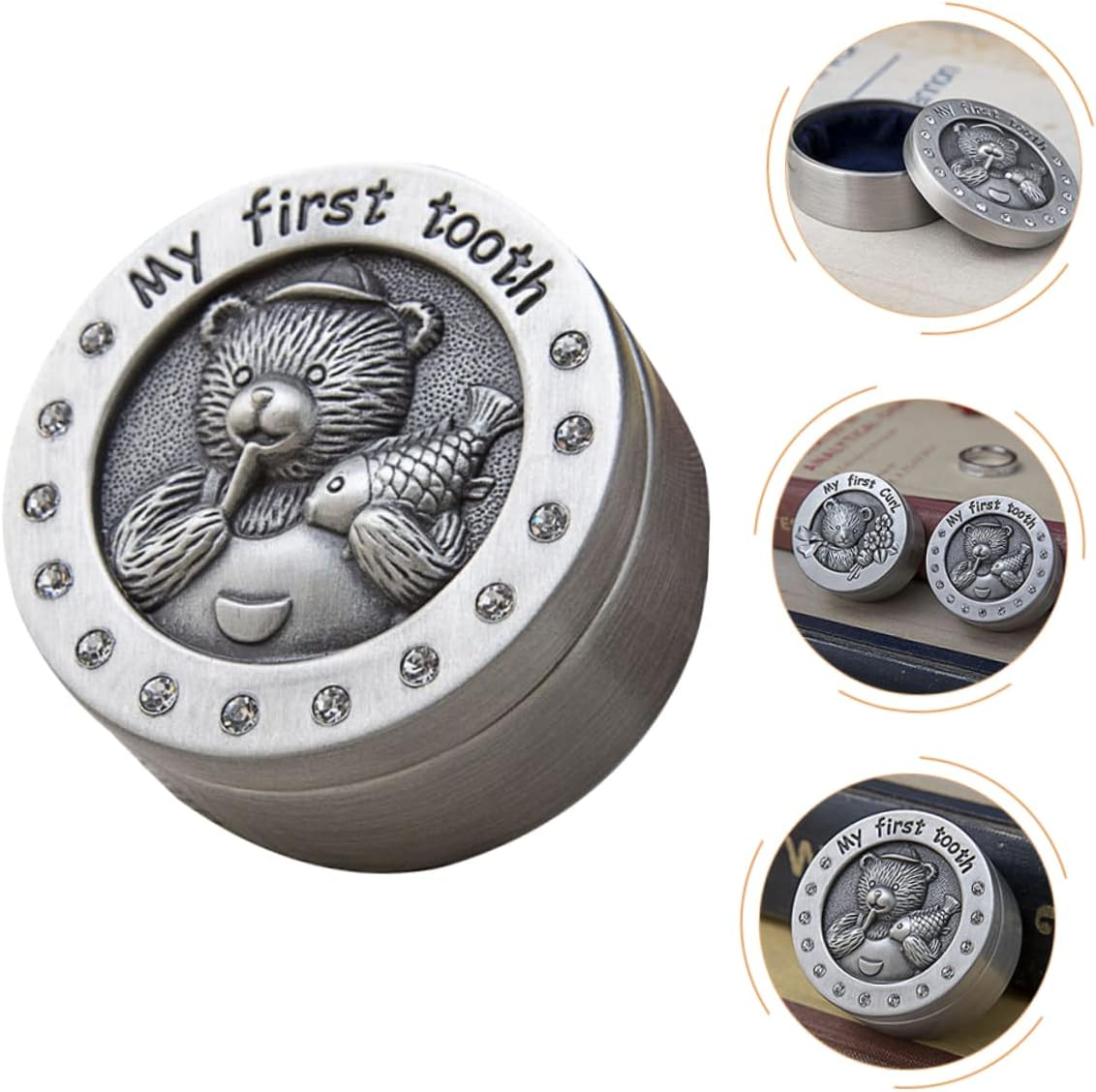 Deciduous Tooth Storage Box and Girls Tooth Collection Organizer for Shower Secure Box image number 5