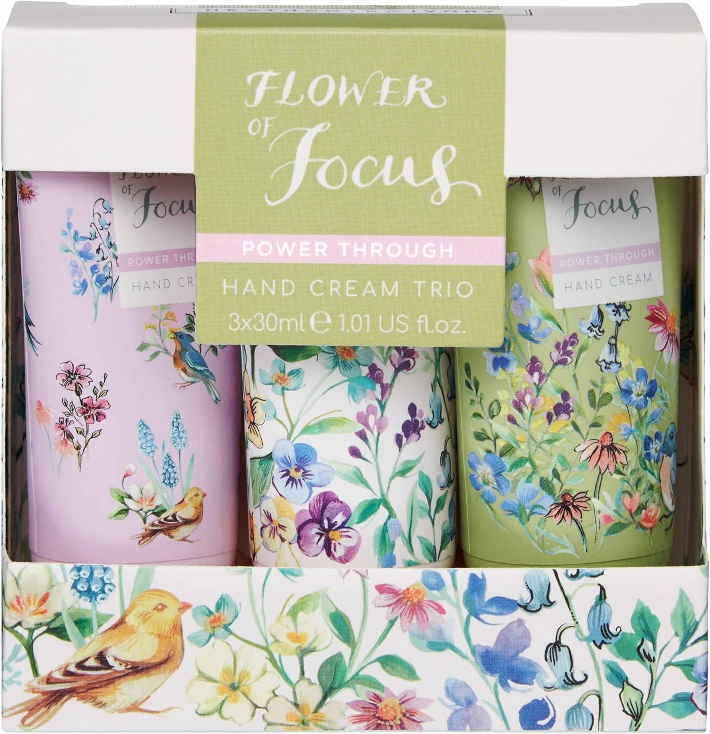 HEATHCOTE & IVORY FLOWER of FOCUS HAND CREAM TRIO (3 X 30ML) image number 5