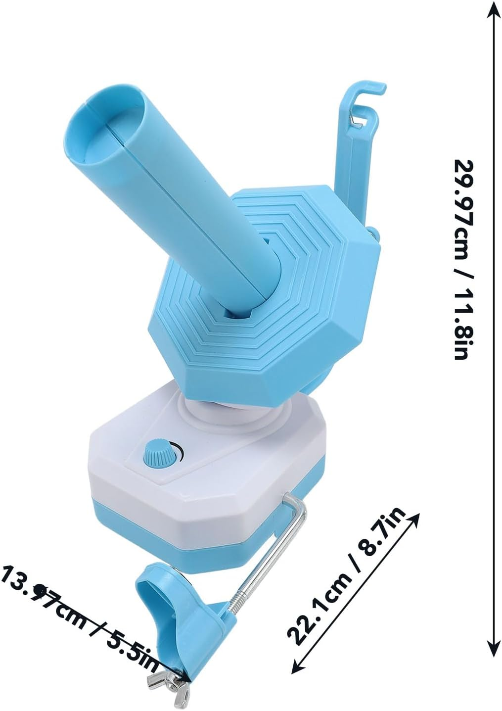 Yarn Winder, Electric Yarn Winder for Crocheting, Large Capacity Electric Yarn Ball Winder, Stepless Speed Automatic Yarn Spinner Yarn Cake Winder for Knitting Enthusiast