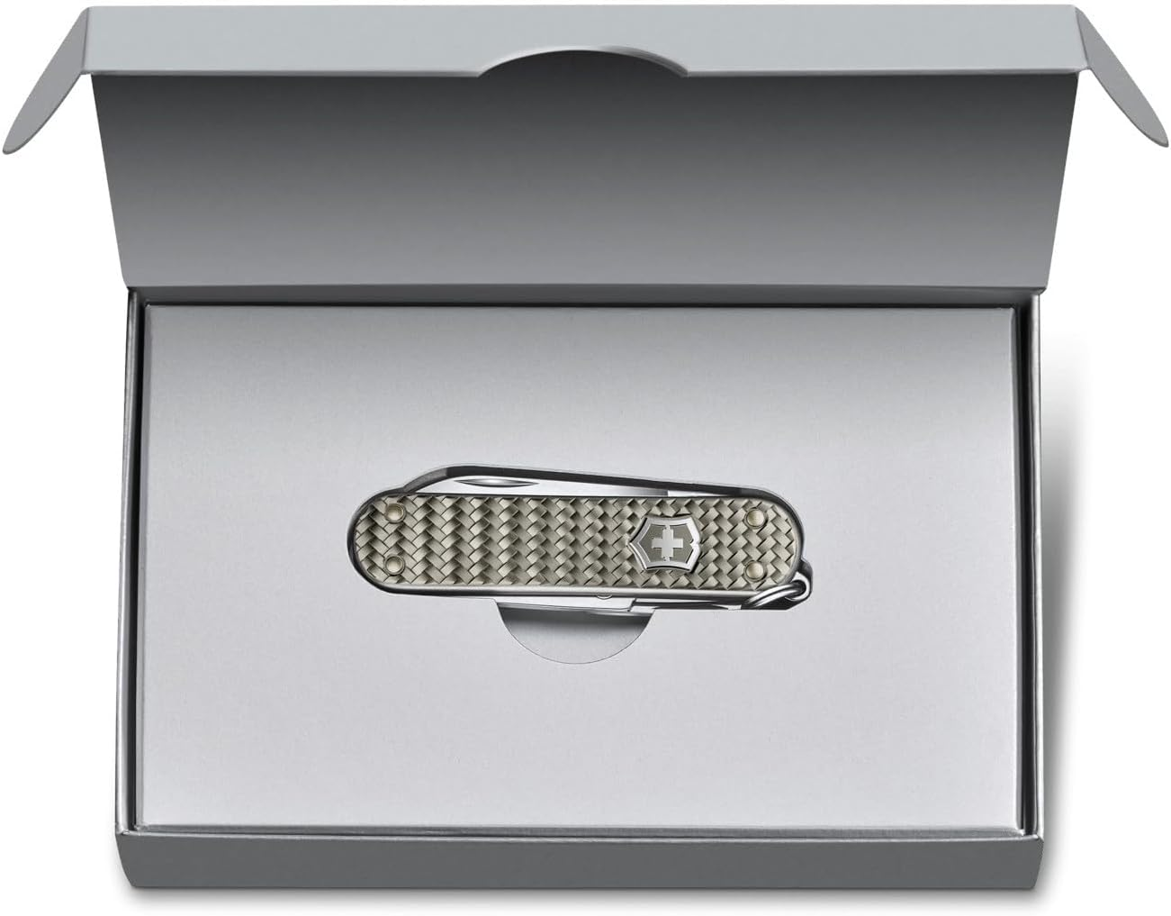Victorinox Classic SD Precious Alox Swiss Army Knife, Infinite Grey - Hazel Brown image number 7
