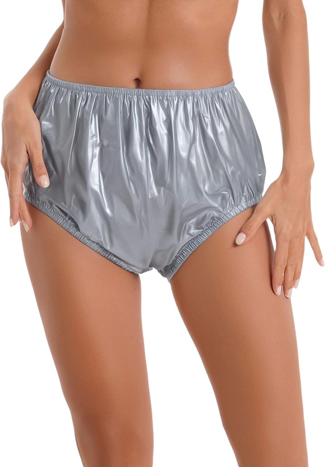 Adult Leakproof Underwear Washable Reusable Nappy Cover Fabric Plastic Pants Diaper Cover