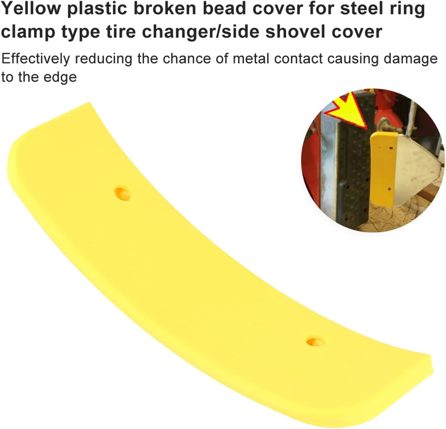 Tire Shovel Plastic Sleeve Bead Breaker Cover Tire Change Shovel Protector Rim Protector for Corghi Rim Clamp Tire Changer Machines with Nylon Smooth Surface image number 5