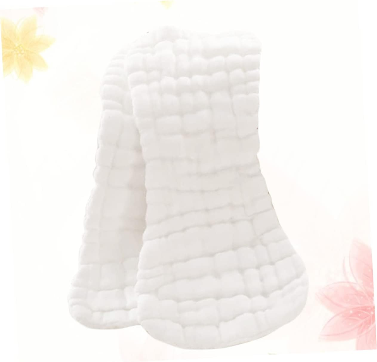 Vaguelly Pure Cotton Nappies Baby Diaper for Newborns Reusable Cotton Infant Diapers L Size 46X17Cm Water Absorption 5Pcs Set Suitable for 0-2 Years Old image number 3