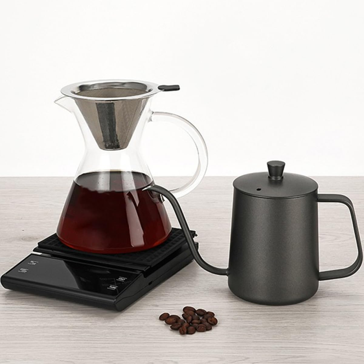 ADOCARN Stainless Steel Coffee Filter Mesh, Rust-Proof Reusable Drip Coffee Strainer with Handle, Food-Grade Sifter for Manual Brewing and Tea Infusion, Suitable for Home and Travel Use image number 3