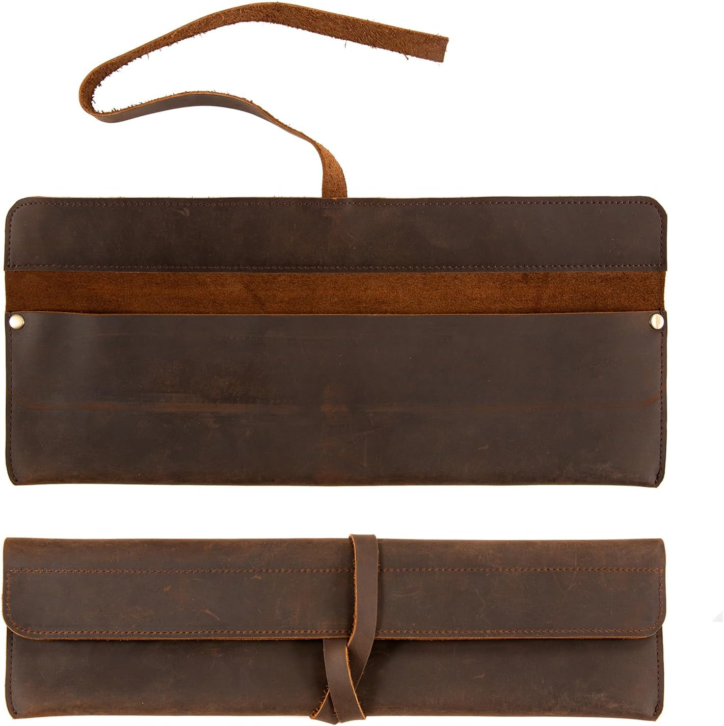 Knife Bag, Chef'S Knife Bag, Leather, Chef'S Knife Set, Rectangular Chef'S Knife, Protective Cover, the Ideal Choice for Culinary Experts, Gifts for Pro Chefs or Culinary Enthusiasts image number 1