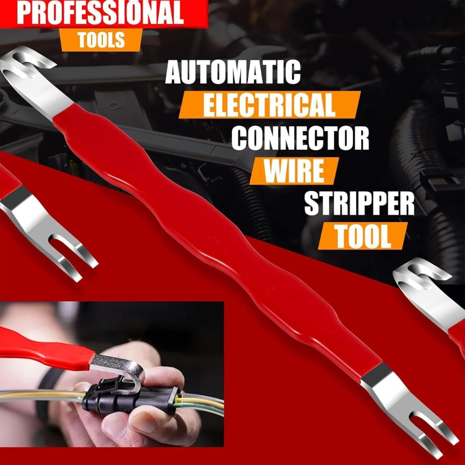 Automotive Electrical Terminal Connector Separator Removal Tool, Double Ended Design Auto Puller Tool for Vehicle Plug, Ignition Wire, Universal Remover Tools for Car Truck System image number 5