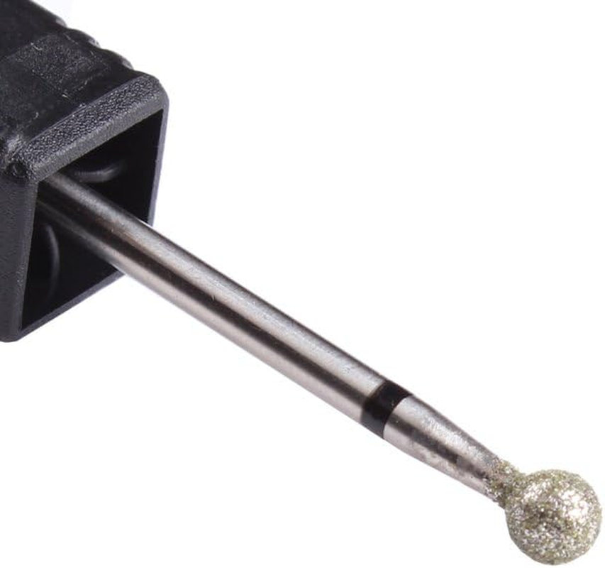 MZCMSL 4PCS Cuticle Clean Drill Bit Diamond Nail Bit Ball Head Stone File Manicure Pedicure Nail Art Tools image number 6