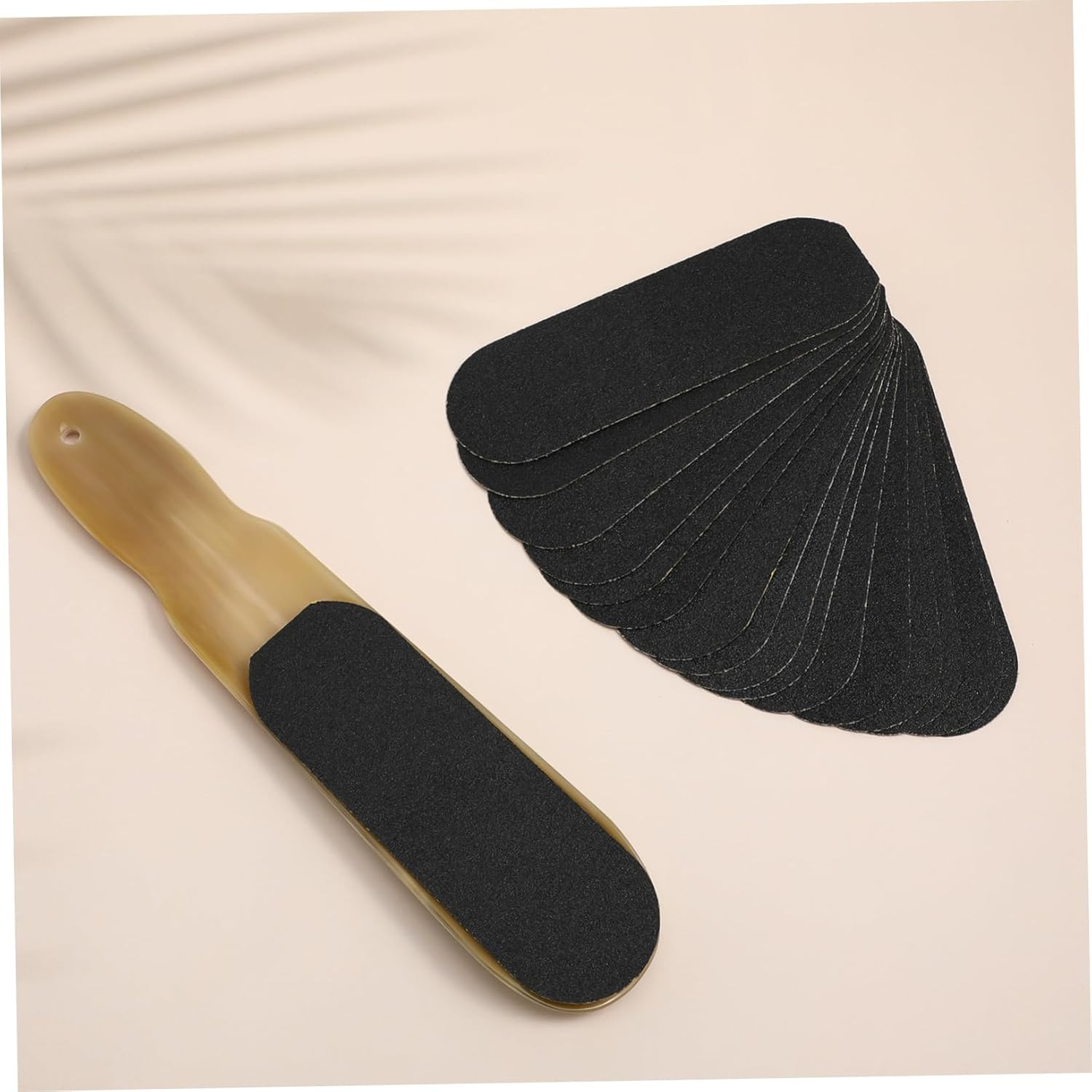 Vaguelly 40Pcs Gentle Foot File Sandpaper Callus Remover Pedicure Tool Portable Foot Planer image number 6