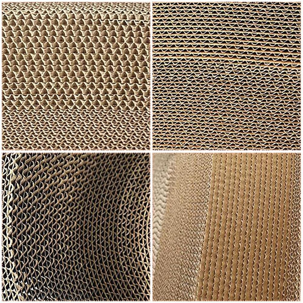 Cardboard Cat Scratcher, 2024 Density Oval-Shaped Cat Scratch Cat Scratch Post for Furniture Protection, Cat Scratcher Bowl Cardboard for Indoor Cats Sleeping (Small, Round) image number 1