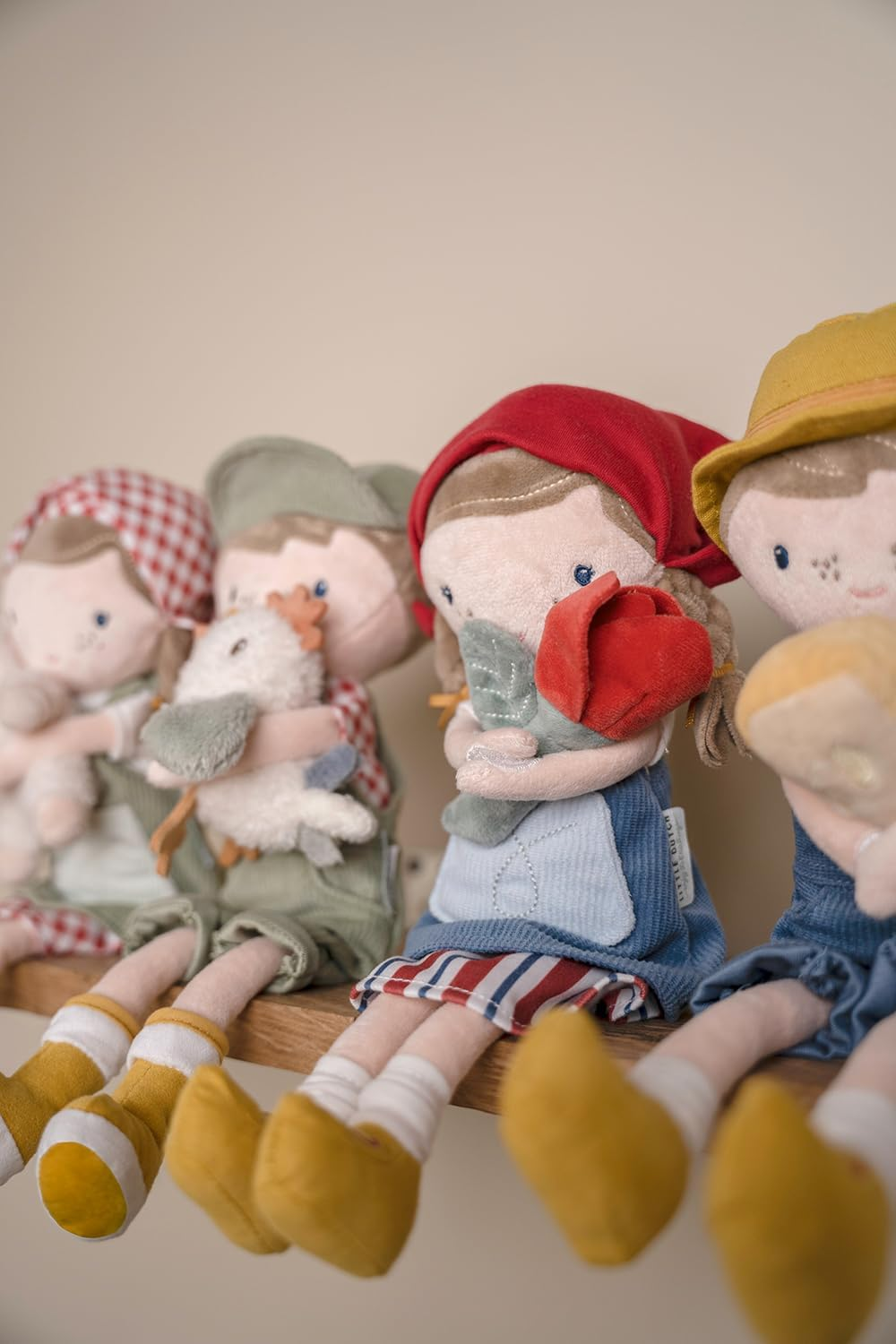 Little Dutch Cuddle Doll Farmer Rosa with Sheep, Size 35 Cm image number 4