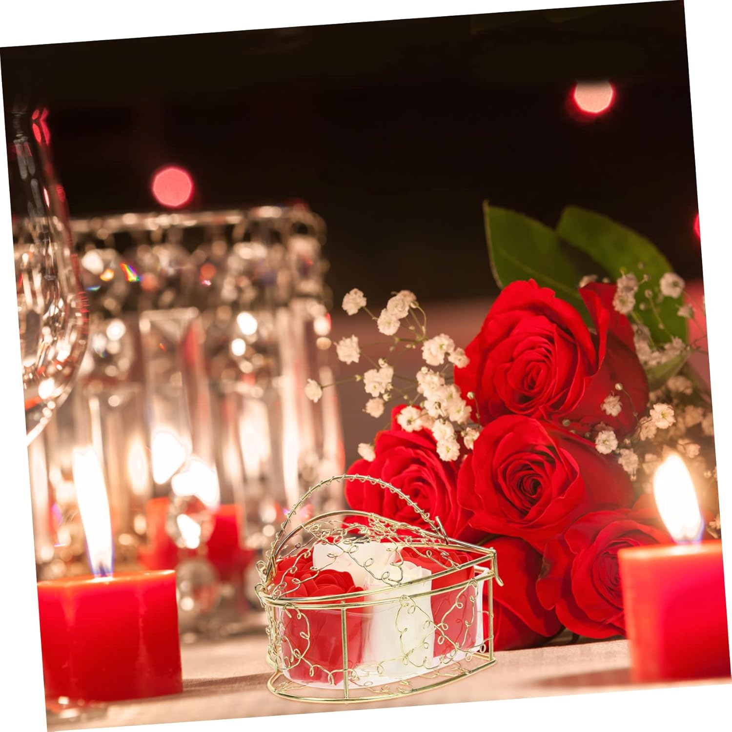 MERRYHAPY Romantic Rose Soap Flower Decorative Valentine'S Day for Girlfriend Wife Mom - Assorted Color image number 6