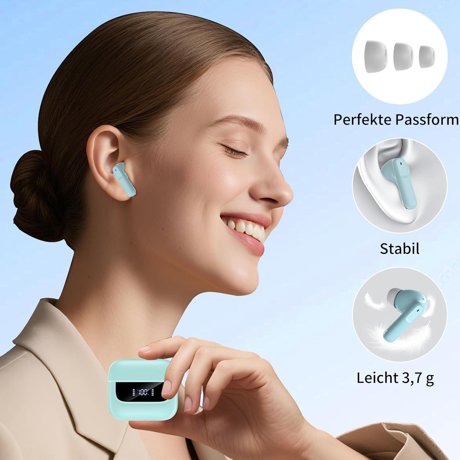 EXZHIG Headphones Wireless Bluetooth 5.4