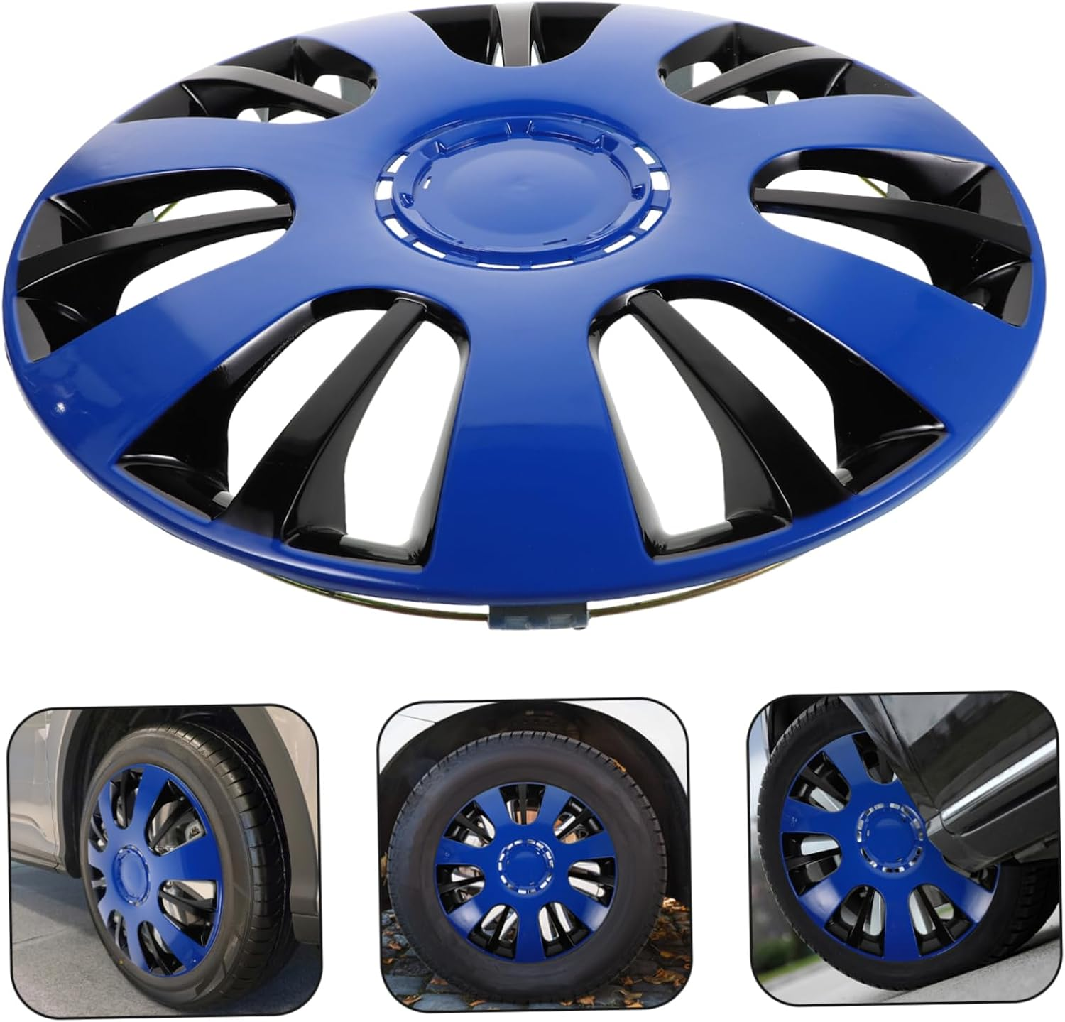 MOLUCKFU Automotive Wheel Cover Rim Protector for Cars Pickup Trucks Suvs Sleek Design Comprehensive Rim against Scratches Debris image number 1