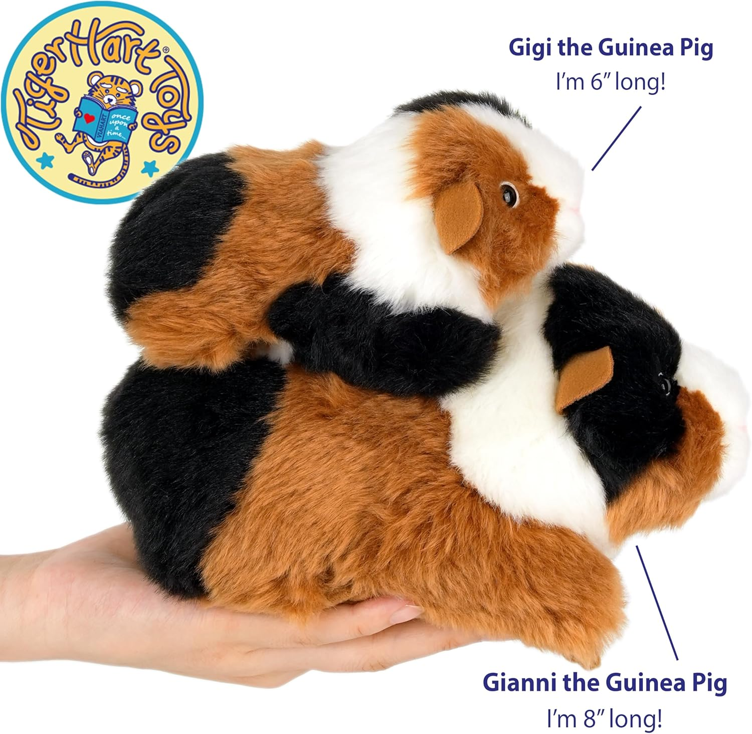 Gianni the Guinea Pig - 8 Inch Stuffed Animal Plush image number 1