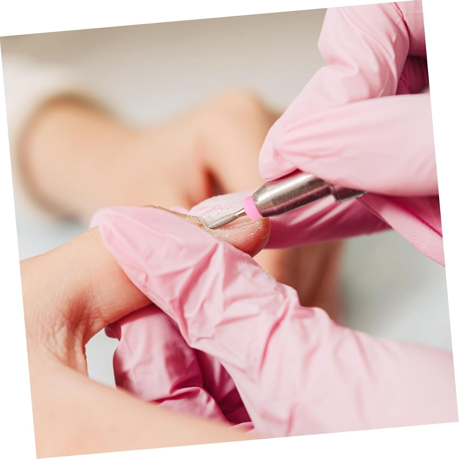 DECORNIJIA 10Pcs Nail Drill Bit Covers for Manicure Tools Protective Dust Caps for Nail Polishing Machine Heads Secure Fit Reusable image number 5