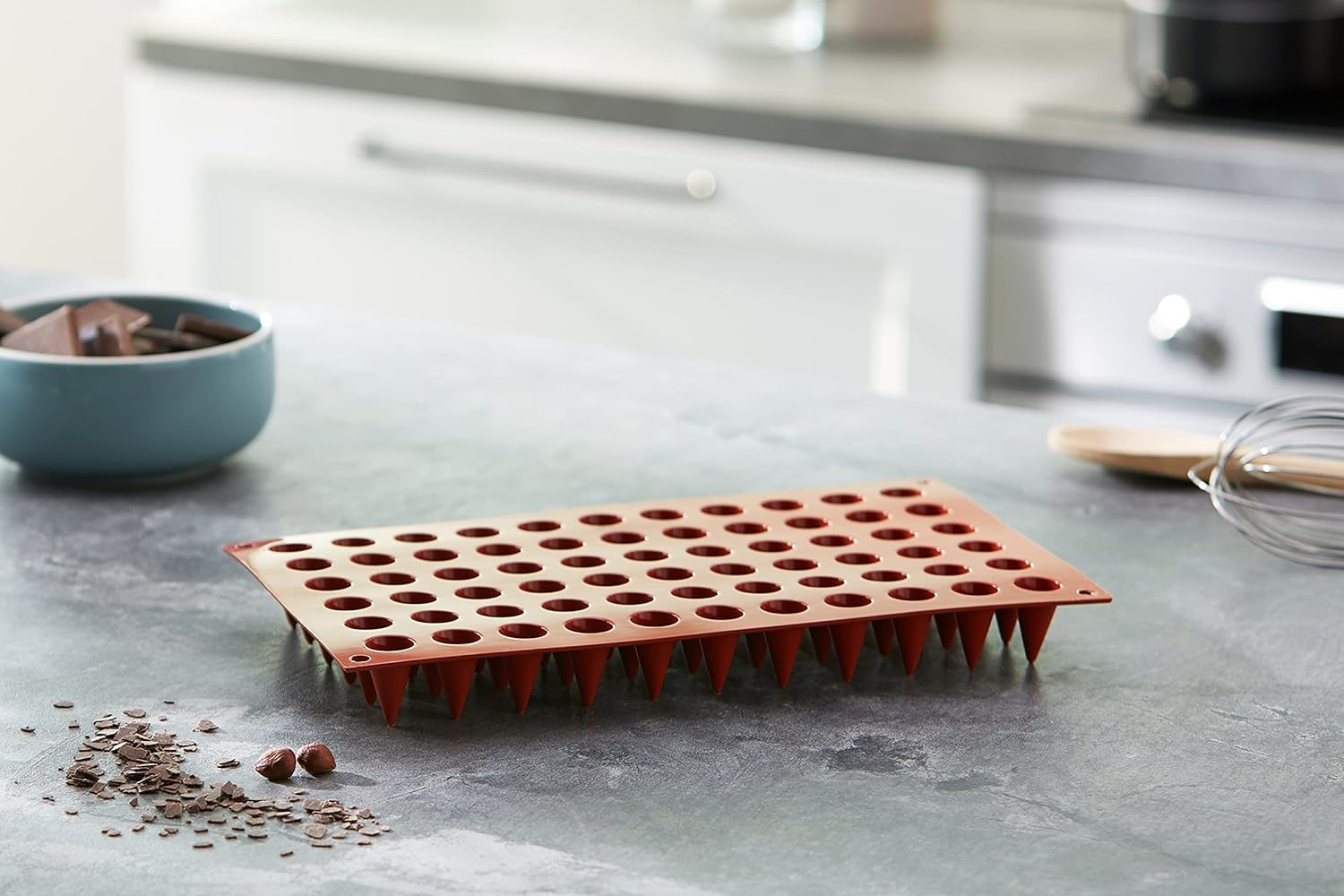 Silikomart Silicone Classic Collection Mold Shapes, Mini Cones image number 2