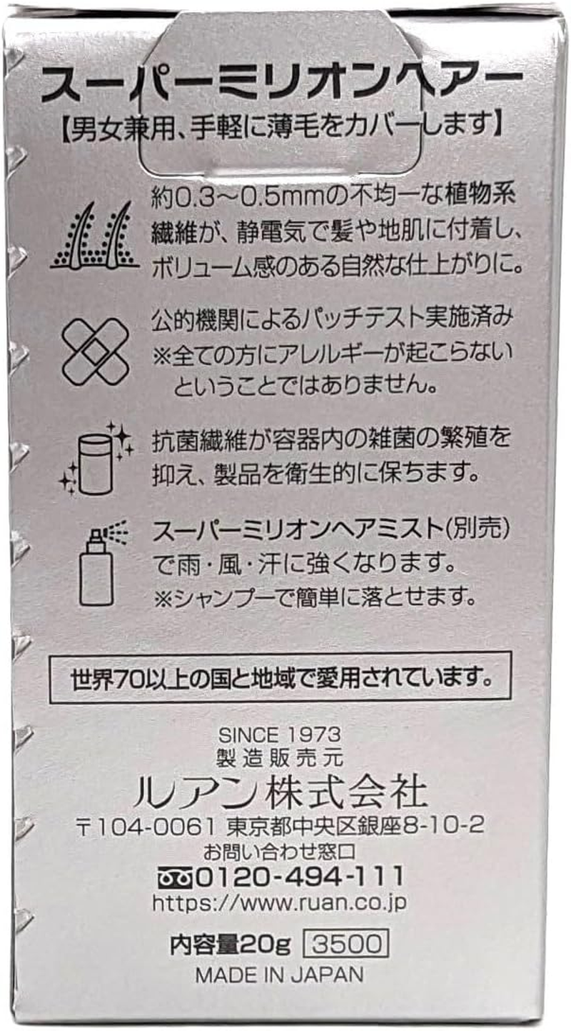 Super Million Hair 20G Dark Brown No.2 image number 2