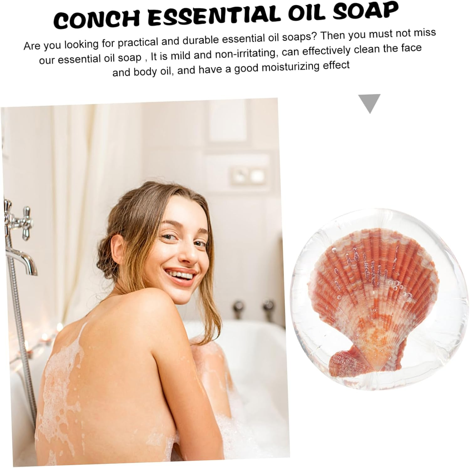 FOMIYES 1Pc Acid Soap for Gentle Face Washing and Bathing for Skin Types Nourishing Essential Oil Formula Compact and Travel-Friendly image number 3