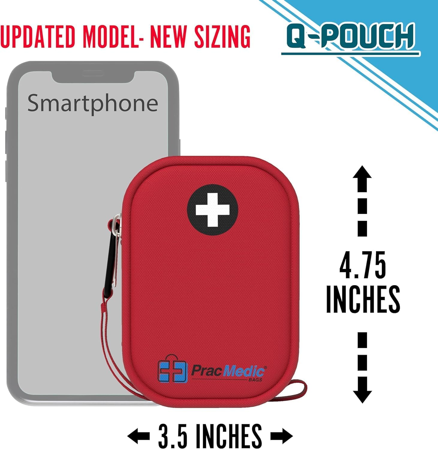 Pracmedic Bags Insulated Medical Pouch and Medication Travel Organizer- Lightweight, Compact- Holds Auvi Q, Anti-Histamine Tablets, Nasal Spray, Eye Drops, Small Meds image number 1